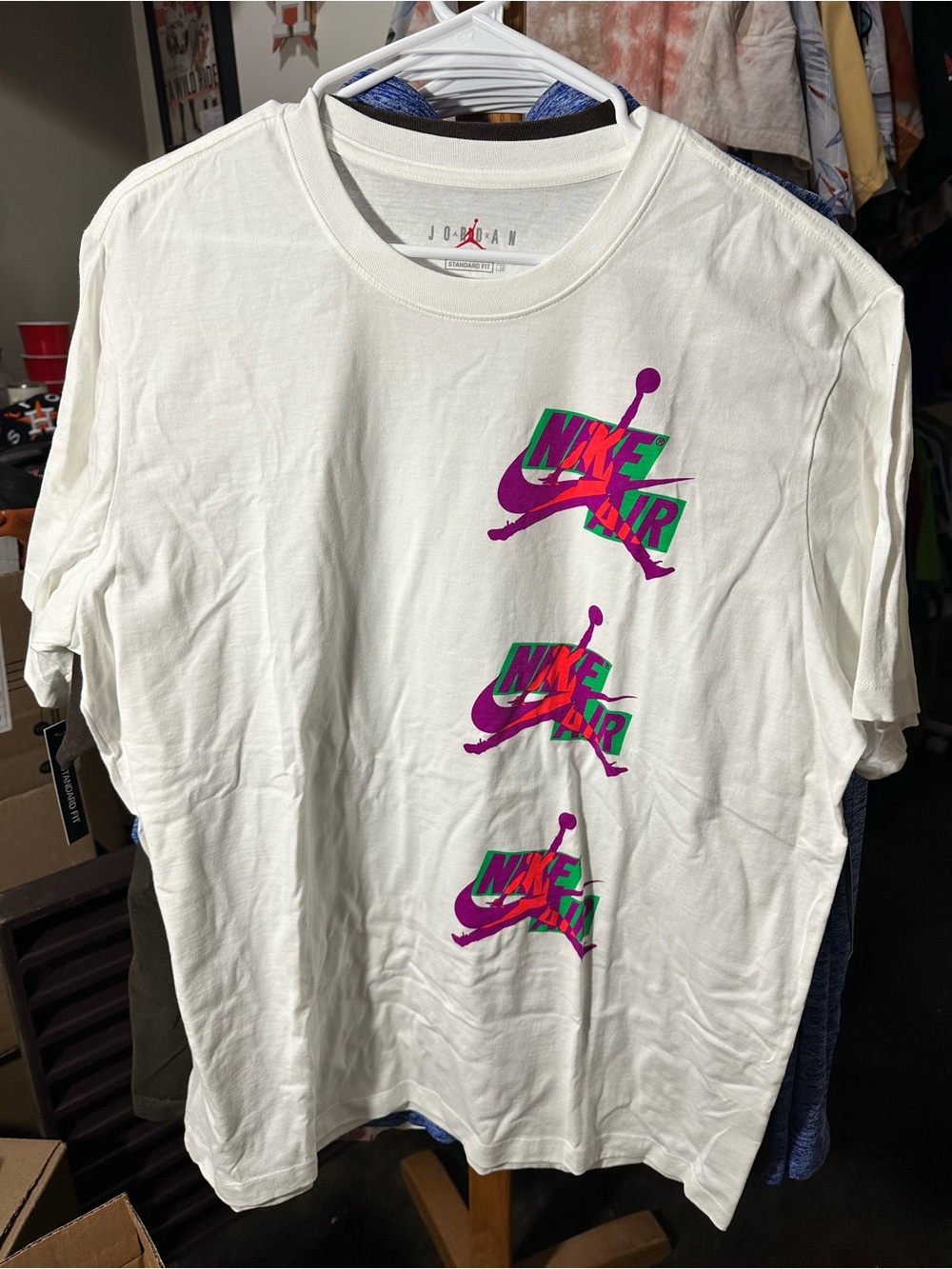 Jordan Nike Air Triple Jumpman Graphic T-Shirt